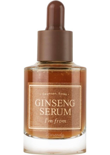 Ginseng Serum - Kan Dolaşımını Artırıcı Gençleştirici Serum 30ML