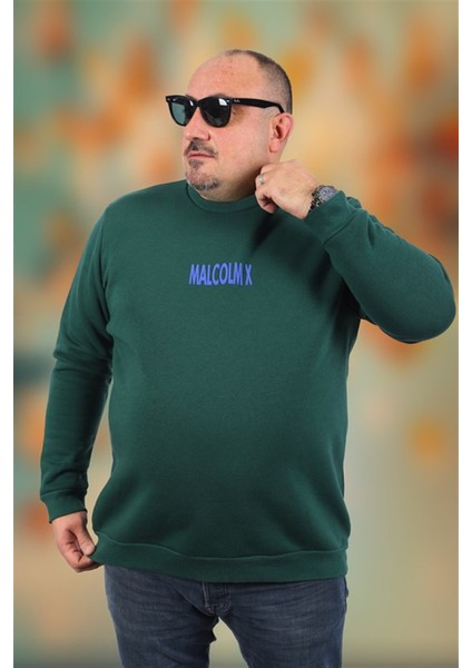 Büyük Beden Erkek Sweat Malcolmx 22735 Neftı