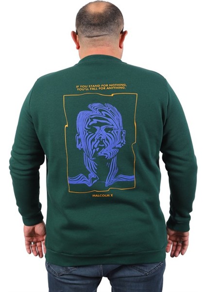 Büyük Beden Erkek Sweat Malcolmx 22735 Neftı modelleri