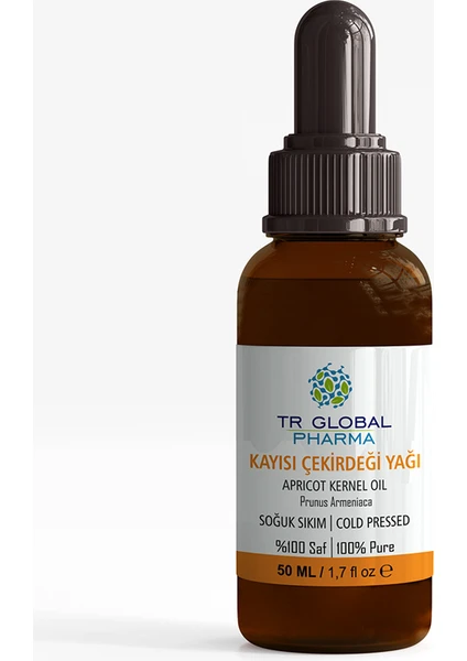 Tr Global Pharma Kayısı Çekirdeği Yağı Saf Soğuk Sıkım 50 ml