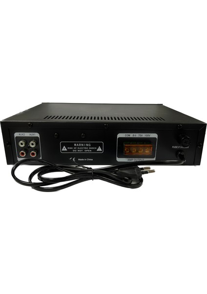Trafo Amfi ve Trafo Duvar Tipi Hoparlör Paketi (5 Hoparlör ve Tek Bölge Bluetooth USB Trafolu Amfi)
