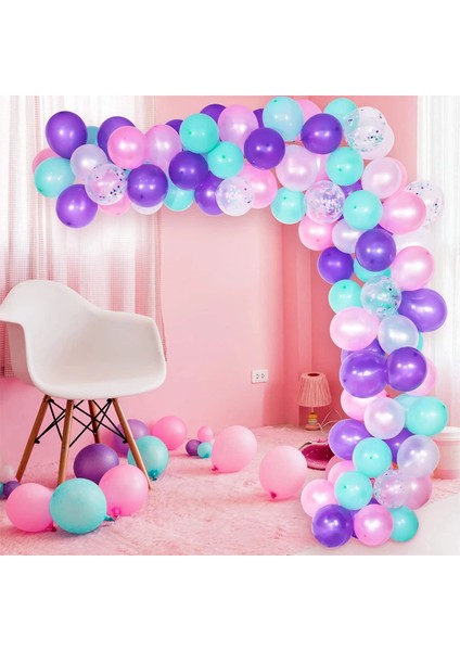 80 Adet Unicorn Balon Kemer