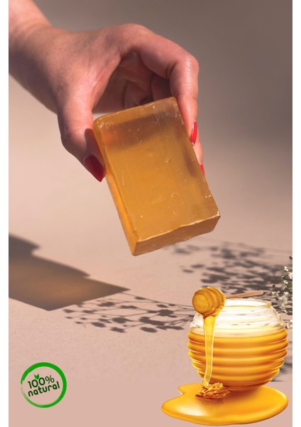 Propolisli Bal Sabunu Peeling Etkili Ballı Şeffaf Sabun B Vitaminli