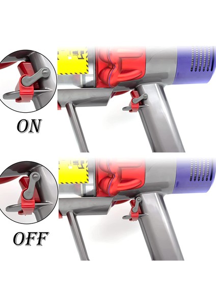 Dyson V15 Uyumlu Mop Başlığı + Tetik Kilidi+ 4 Adet Mop (Damlatmalı)