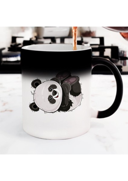 Sevimli Panda Sihirli Kupa Bardak