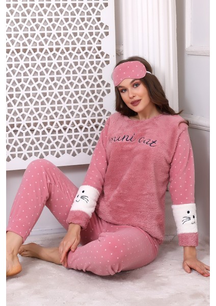 Fwn 3012 Peluş Welsoft Polar Kışlık Yumoş Kadın Pijama Takımı fiyatları
