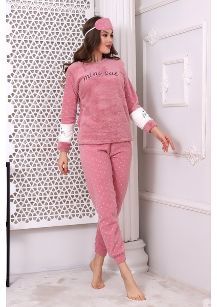 Fwn 3012 Peluş Welsoft Polar Kışlık Yumoş Kadın Pijama Takımı indirimleri
