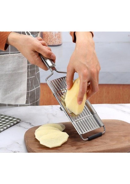 Paslanmaz Pratik 3 Bıçaklı Multi Fonksiyonlu Çoklu Dilimleyici Doğrayıcı fiyatları