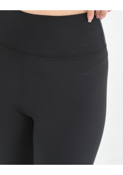 Siyah Yüksek Bel Basic Tayt indirimleri