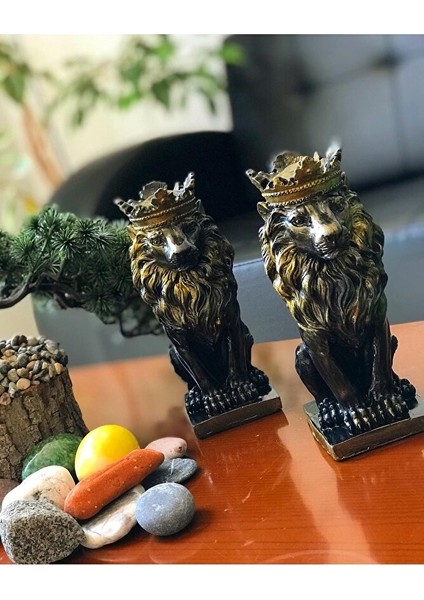 Ev Dekorasyon Hediyelik Aslan Kral Biblo fiyatları