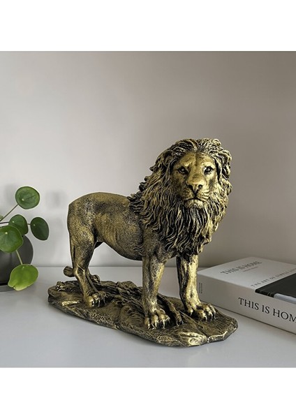 Büyük Boy Aslan Dekoratif Biblo Heykel fiyatları