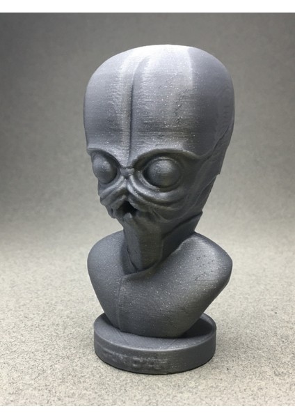 Alien Bust - Uzaylı Büst - Ürün Renklidir - 11X11X20CM