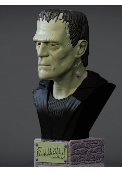 Frankenstein Bust - 10X10X20CM