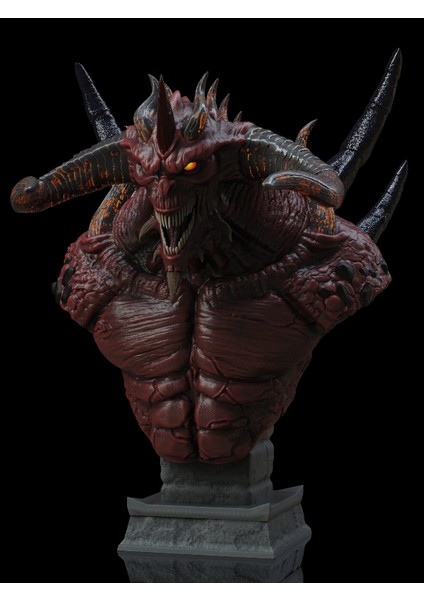Diablo Bust - 15X15X20CM