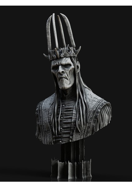 Lord Of The Rings Witch King Of The Angmar Bust - Ürün Renklidir - 11X8X21CM