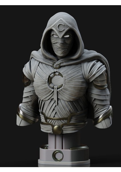 House Of Figure Moon Knight Bust - Ürün Renklidir - 13X8X20CM