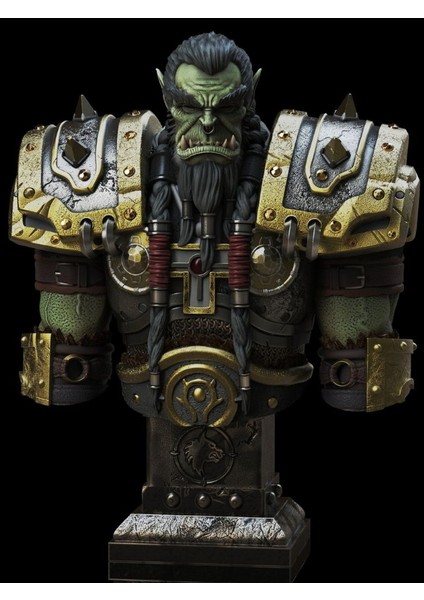 World Of Warcraft Thrall Bust - Ürün Renklidir - 16X8X20CM
