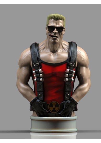 Duke Nukem Bust - 13X8X20CM