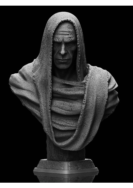 Thor Love And Thunder Gorr Bust - Ürün Renklidir - 15X11X20CM