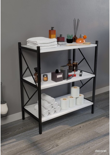 Morpanya Rose Banyo Düzenleyici Banyo Dolabı Çok Amaçlı Dolap 3 Katlı Metal Mutfak Düzenleyici modelleri