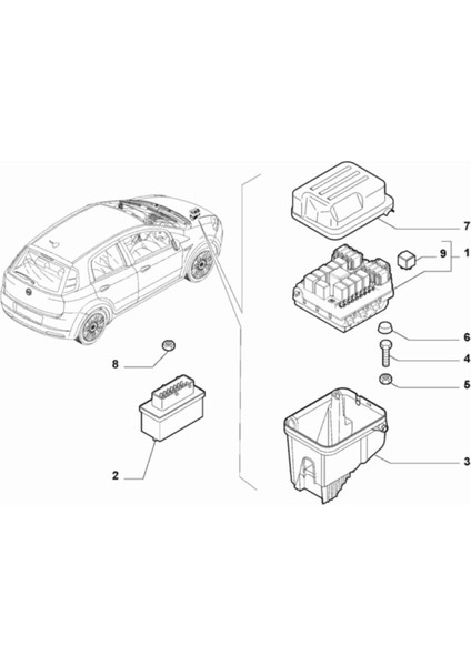 Fıat Palıo Albea Sigorta Alt Kapağı 46837855 YIL:2008-0 indirimleri