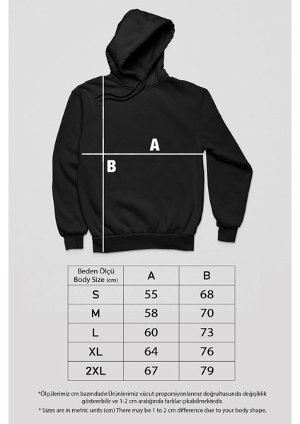 Tişört Fabrikası Elektrikçi Baskılı Siyah Kapüşonlu Sweatshirt