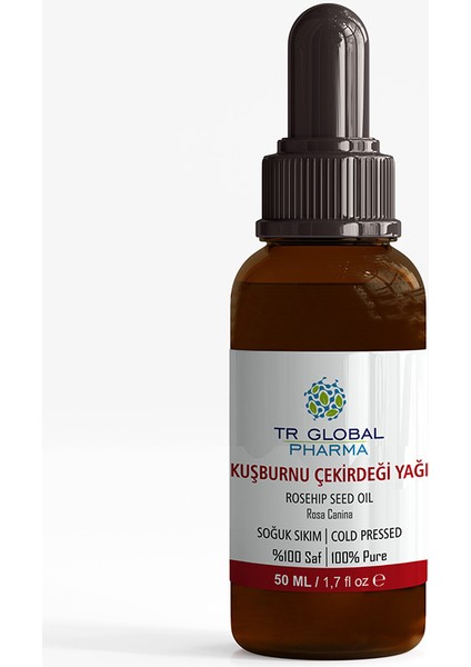 Tr Global Pharma Kuşburnu Yağı -  Soğuk Sıkım 50  ml