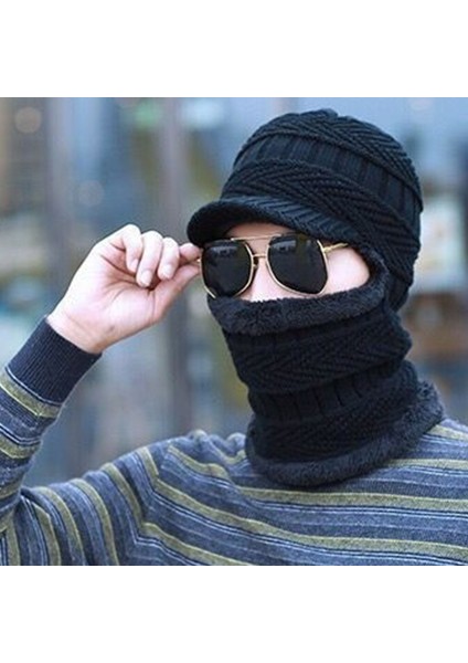Kış Örme Balaclava Bere Şapka (Yurt Dışından)