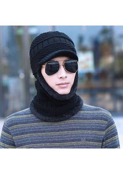 Kış Örme Balaclava Bere Şapka (Yurt Dışından)