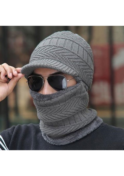 Kış Örme Balaclava Bere Şapka (Yurt Dışından)