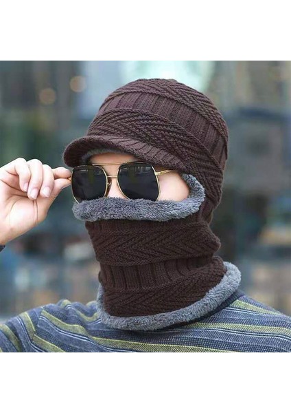 Kış Örme Balaclava Bere Şapka (Yurt Dışından)