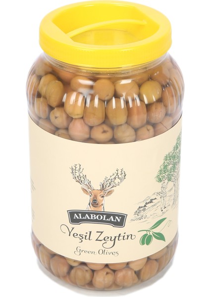 Çizik Yeşil Zeytin 2 Kg Pet Bidon 231 - 260 Klb.