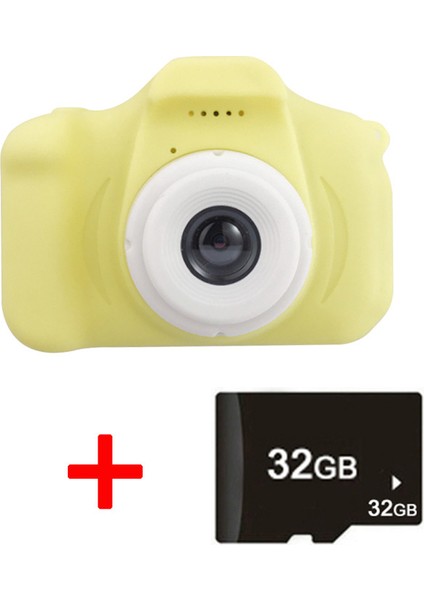 Çocuklar Mini Dijital Fotoğraf 1080P Kamera + 32GB Hafıza Kartı(Yurt Dışından)