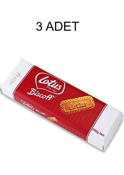 Biscoff Karamelize Bisküvi 250 gr x 3 Adet