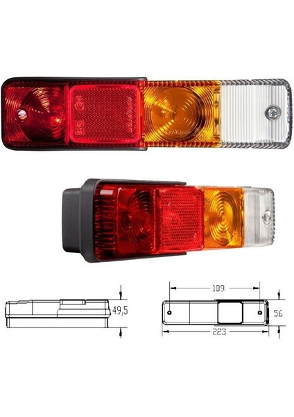 Forklift Stop Lambası 4 Fonksiyonlu modelleri