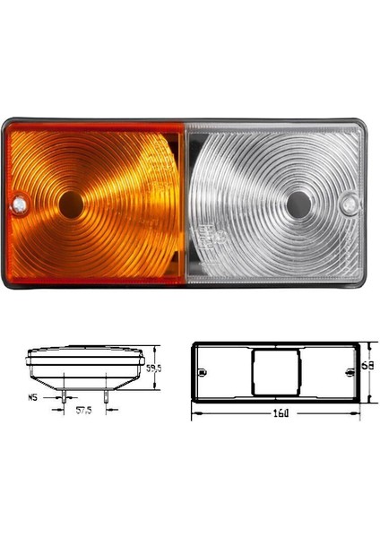 Euro Bahçe Tipi Traktör Ön Sinyal Park Lambası fırsatları
