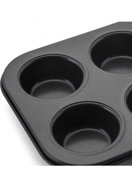 Nakres 6 Bölmeli Yanmaz ve Yapışmaz Kek Kapsülü Yapışmaz Mini Tart Kek Kapsülü Muffin Ekler Kalıbı 26-18 cm modelleri