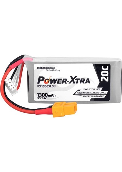 11.1V 1300MAH 3s Lipo Pil - Lipo Batarya 20C