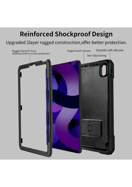 Ipad Pro 11 Için Koruyucu Telefon Kılıfı - Siyah (Yurt Dışından) modelleri