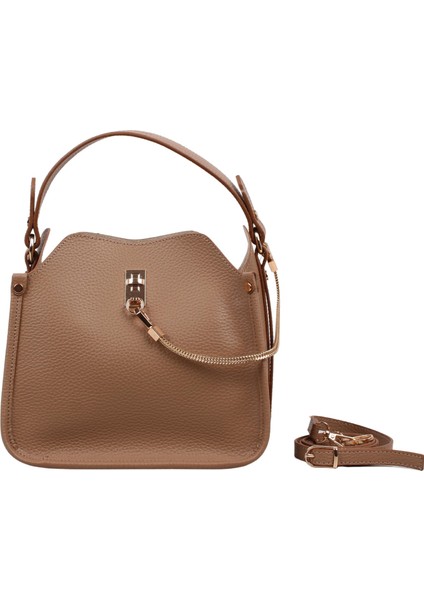 Bagaca 4575 Vizon Bayan Deri Omuz ve El Çantası modelleri