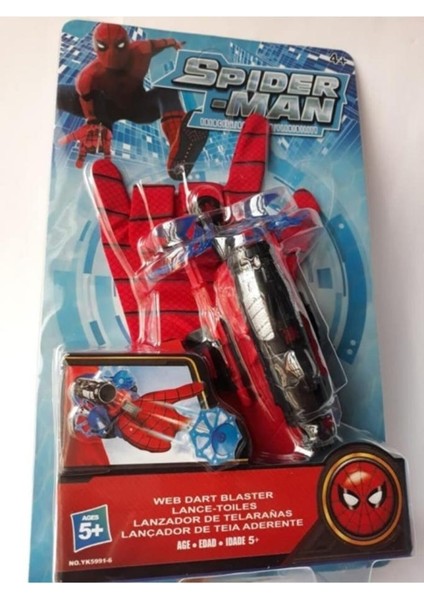 Örümcek Adam Atıcı Eldiven Spiderman Oyuncak Yapışan Ağ Fırlat