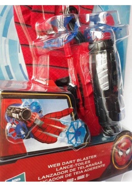Örümcek Adam Atıcı Eldiven Spiderman Oyuncak Yapışan Ağ Fırlat