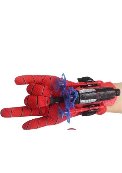 Örümcek Adam Atıcı Eldiven Spiderman Oyuncak Yapışan Ağ Fırlat