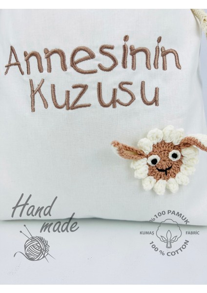Exclusive El Işlemeli Kuzulu Kese