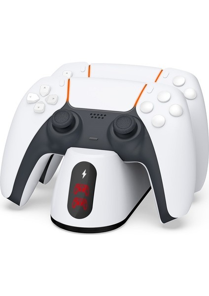 Ps5 Dobe Dual Dock Gamepad Göstergeli Şarj Stand TP5-0516B