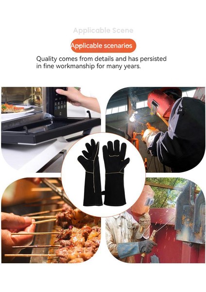 Iş Sigortası Iş Eldivenleri Bahçe Koruma Uzun Eldivenler Açık Barbekü Eldivenleri Kaynak Eldivenleri (Yurt Dışından) fırsatları