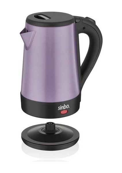 SK-8017 Kablosuz Su Isıtıcı - Lila - 1,7 lt fiyatları