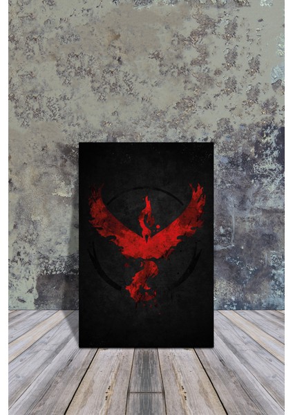 Ahşap Poster Anka Kuşu 20x30 cm