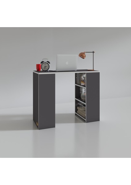 Kenzlife bilgisayar çalışma masası venüs gri ofis sekreter laptop fiyatları