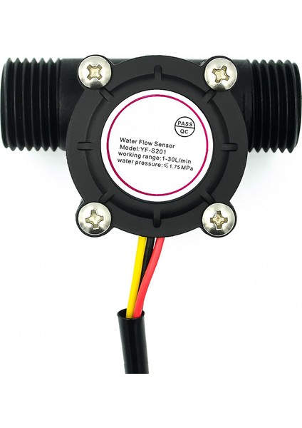 Roba YF-S201 Su Akış Sensörü Sıvı Akım Sensörü 1-30L/DK 2.0mpa Su Sayacı Akış Ölçer Kalorimetre